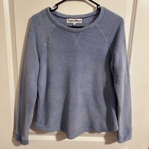 Women's Soft Blue Crew Neck Sweater